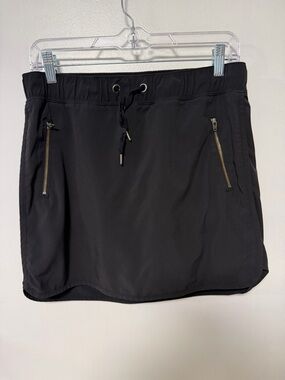 Athleta Black Active Skort with Drawstring waist